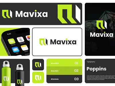 Mavixa Logo & Brand Identity branding graphic design logo