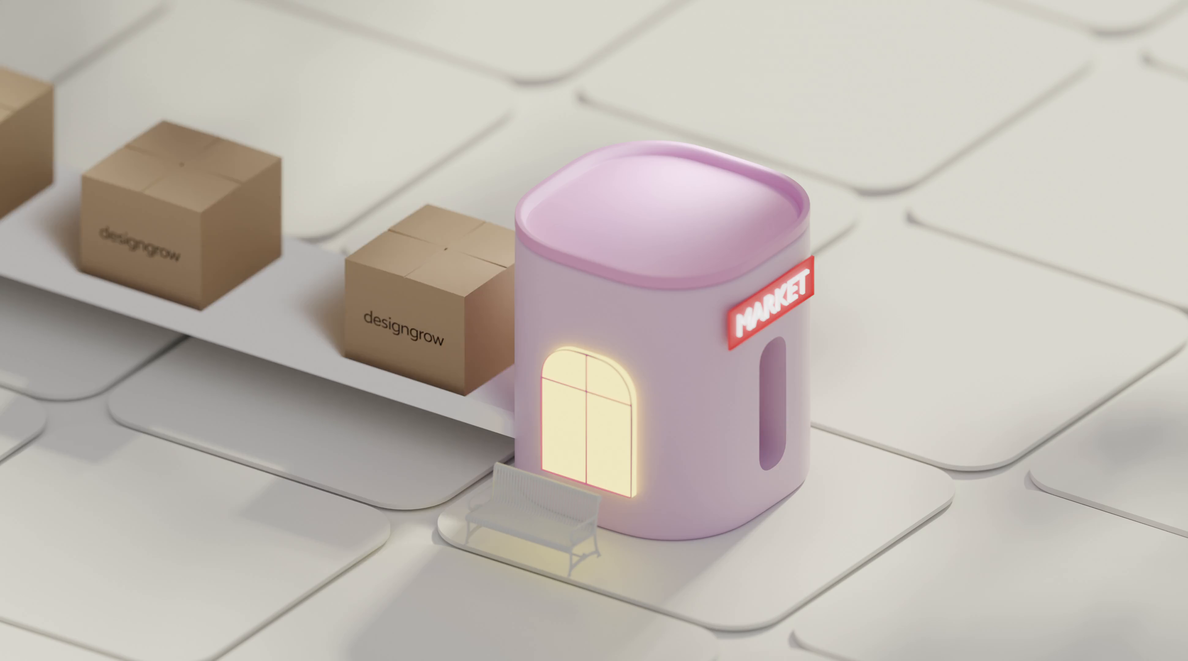Example of UI 3D Loop Animation