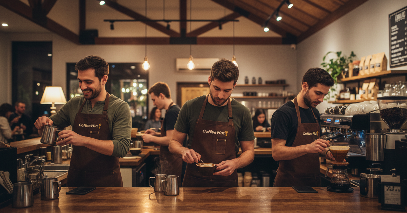 Example of Modern Coffee Shop Logo Design