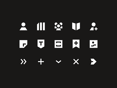 Ritmura Icon Set add book close glyph group icon iconography image invite mark next note profile read ritmura send set symbol text tracking