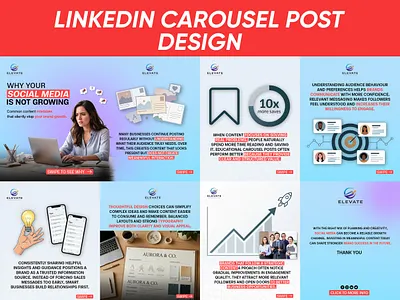 LinkedIn Carousel Social Media Growth Concept behanceportfolio branding carouseldesign contentcreation contentstrategy creativedesign creativeportfolio designinspiration digitaldesign digitalmarketing graphicdesign linkedindesign marketingdesign minimaldesign moderndesign socialmediadesign socialmediamarketing typographydesign uiux visualstorytelling