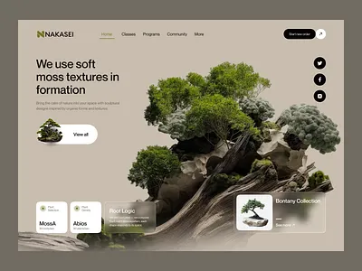 EcoTech Exhibition Landing Page - Nature Inspired UI animation clean ui design creative landing page discover eco landing page event landing page exhibition website figma design green technology interaction design minimal website mobile modern web design nature inspired ui product design typography ui ui design ux design web design website concept