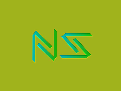 NS logo 3d branding business logo design graphic design icon illustration logo logo desing ns logo ui unique design