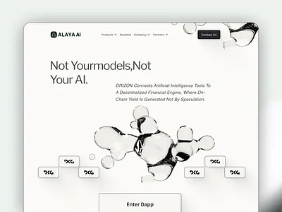Futuristic AI Web3 Landing Page 3d website ai agent ai agent ui ai agent website ai powered web ai saas website ui ai web3 alaya ai futuristic web3 futuristic landing page futuristic website next gen website startup uiux web3