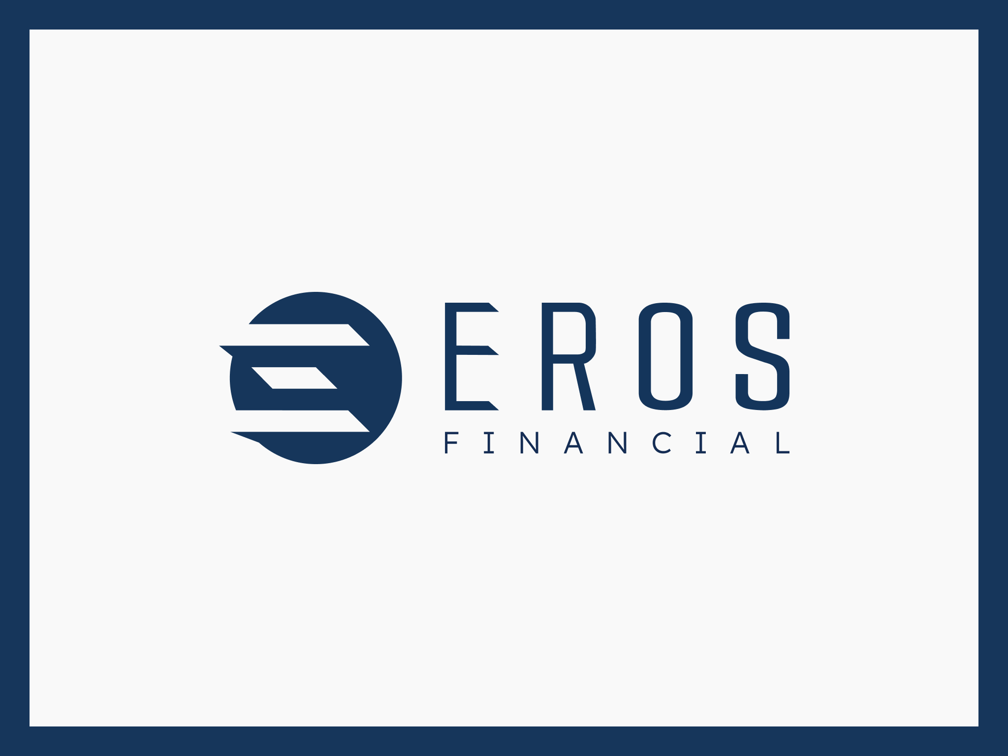 Eros Financial - Logo branding financial graphic design logo