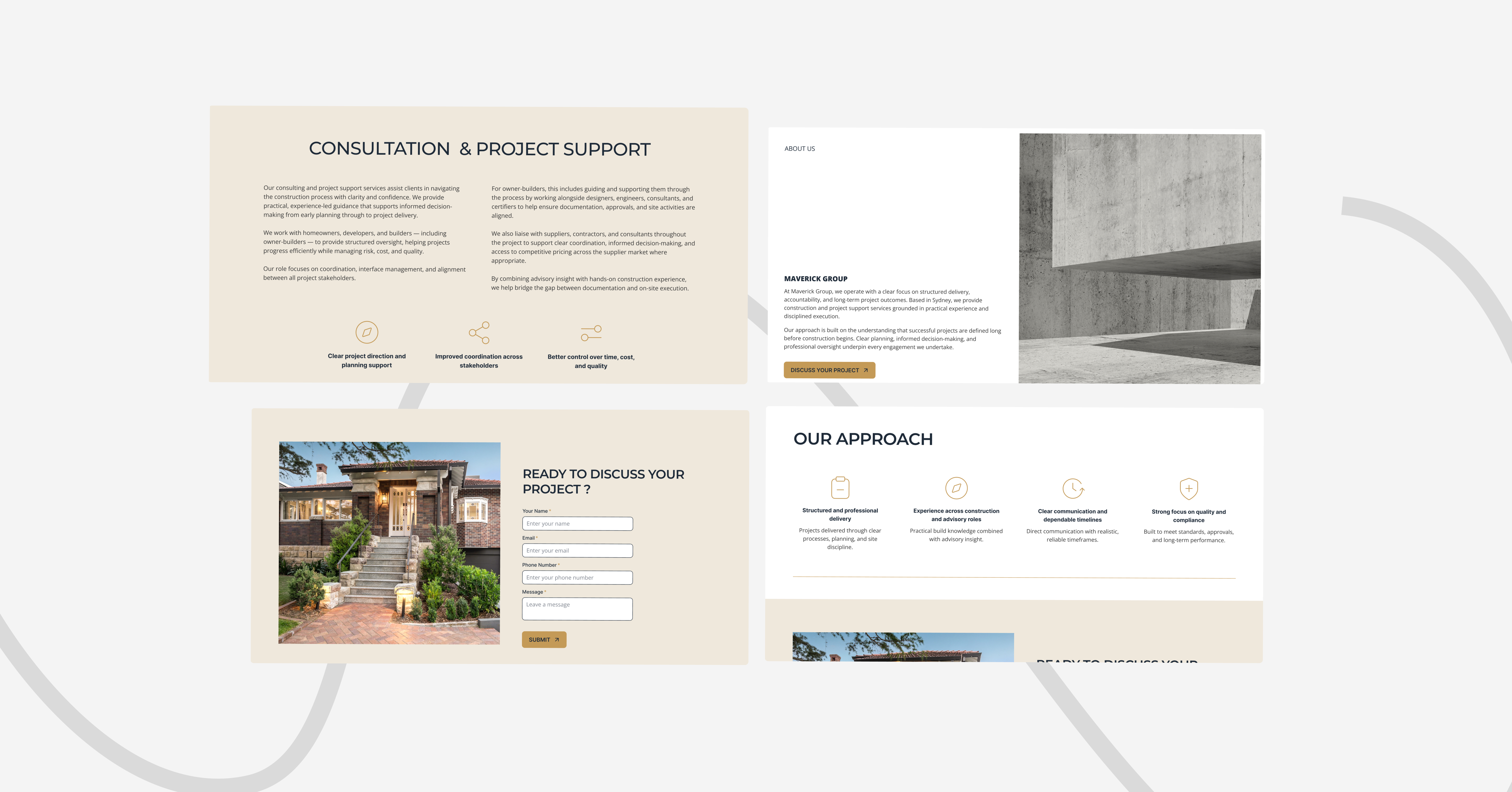 Architectural Excellence: Maverick Group Web Design