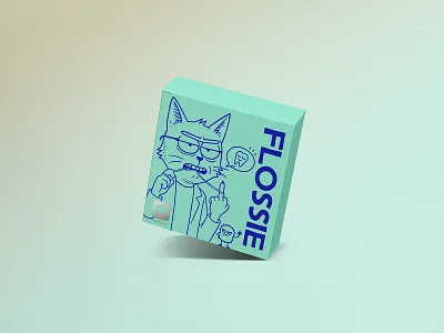 Package Design for Flossie brand branding dental health design digital digital art graphic design health healthcare identity branding illustration minimal modern package package design sarcastic