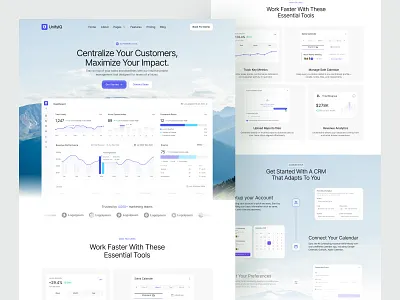 Nero - Intelligent Ai landing Page ai landing page landing page ui saas landing page tech website ui ux design web design website