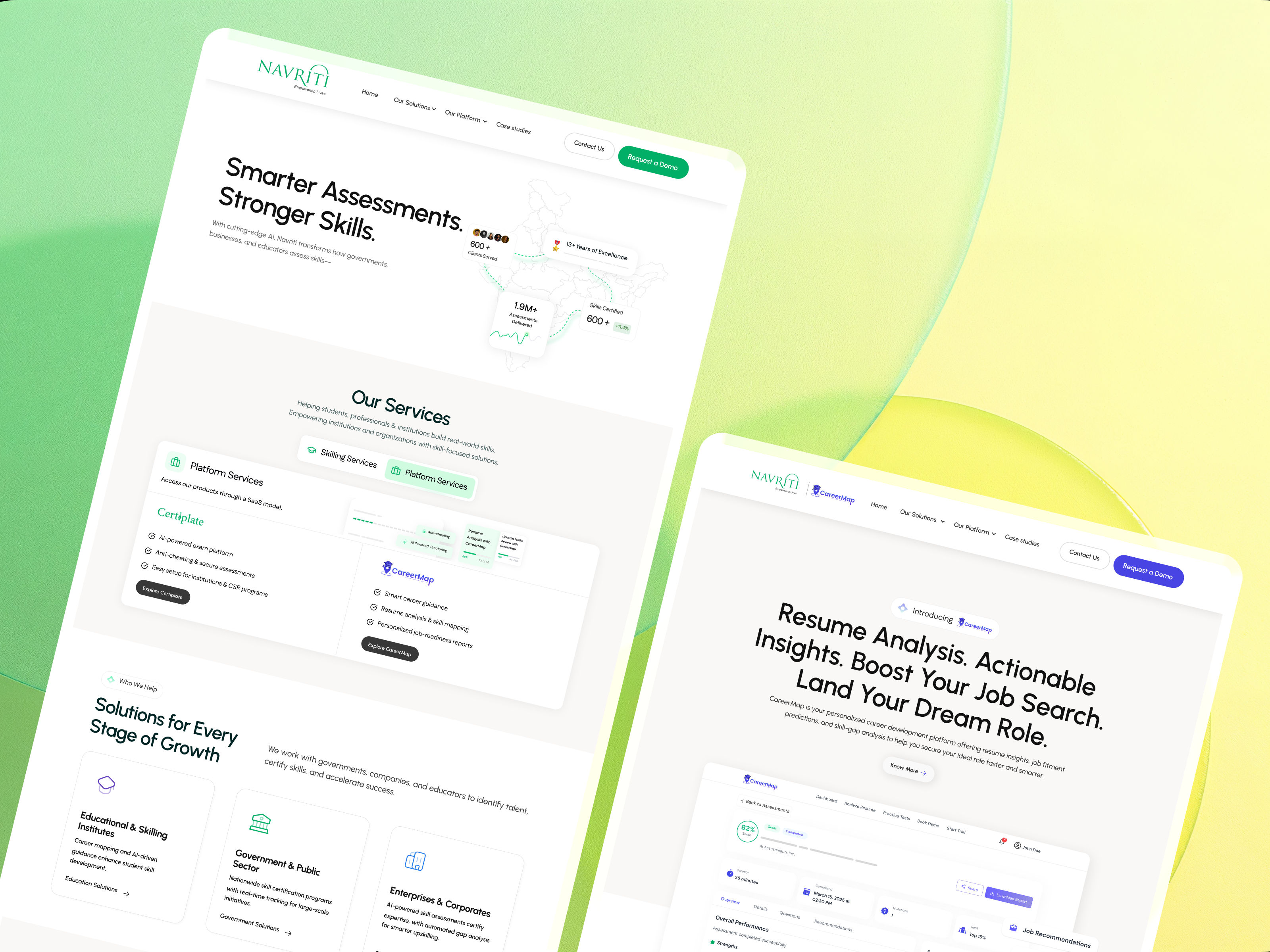 Empowering India’s Skilling Movement — Navriti Website Redesign adobe illustrator design figma infographic landing page uiux uxui visual identity visualdesign web design website website design website development wordpress