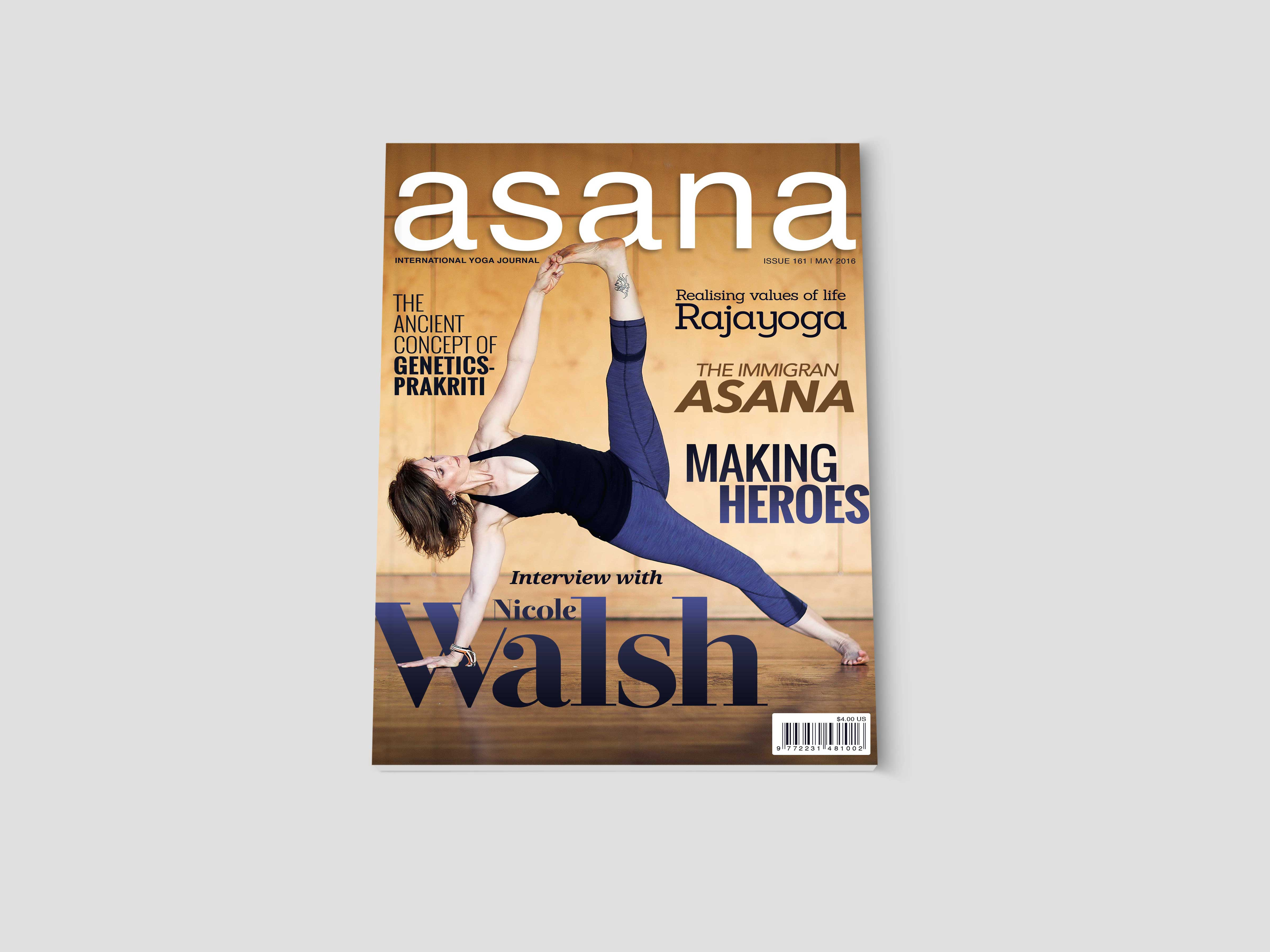 Asana Yoga Magazine Covers | Editorial & Publication Design art direction cover design creative direction editorial design editorial layout lifestyle magazine magazine cover design magazine layout photoshop design print design publication design typography design wellness magazine yoga magazine