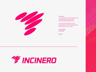 Incinero abstract logo modern simple sport