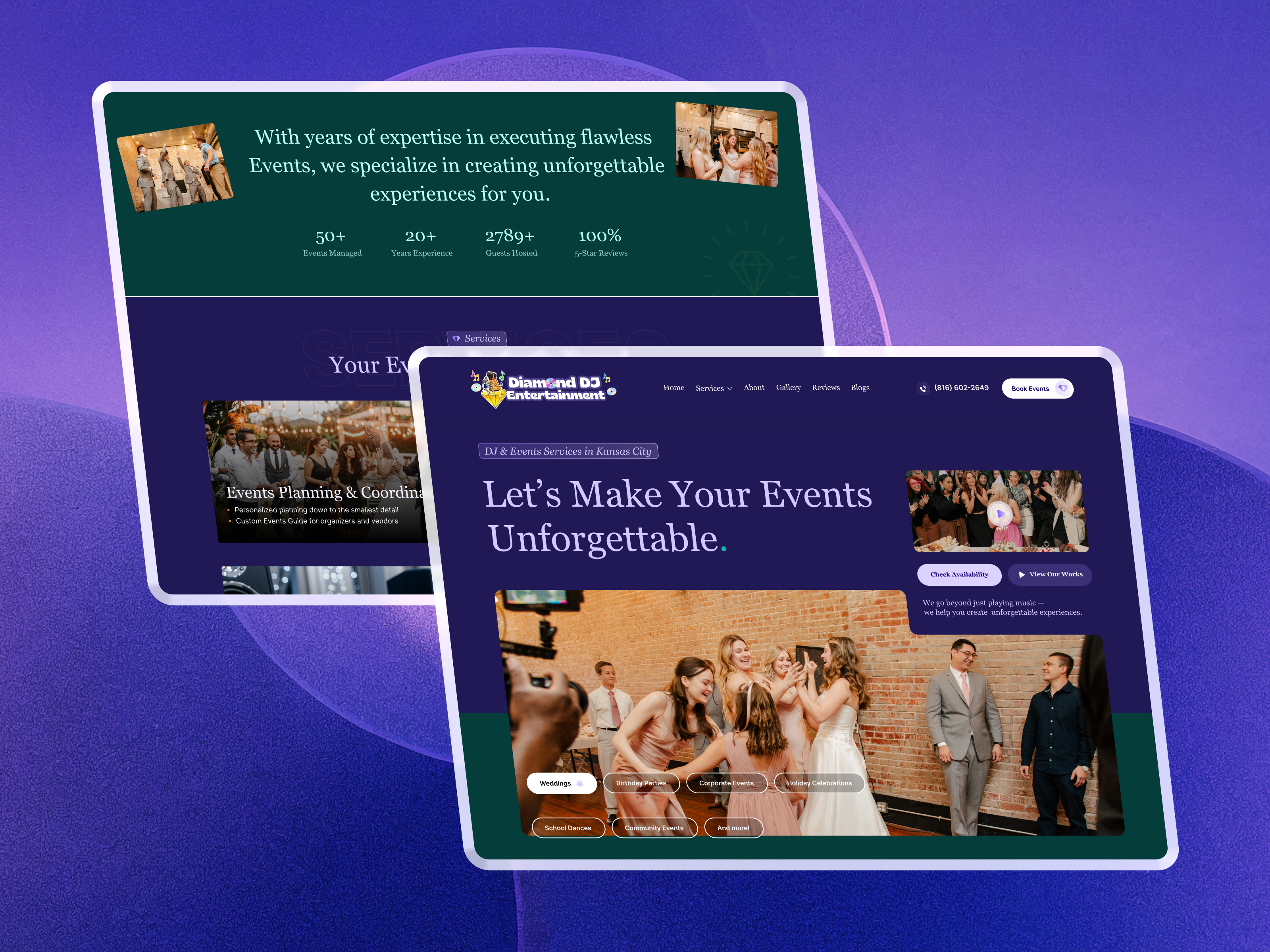 Example of UI/UX Website Design 