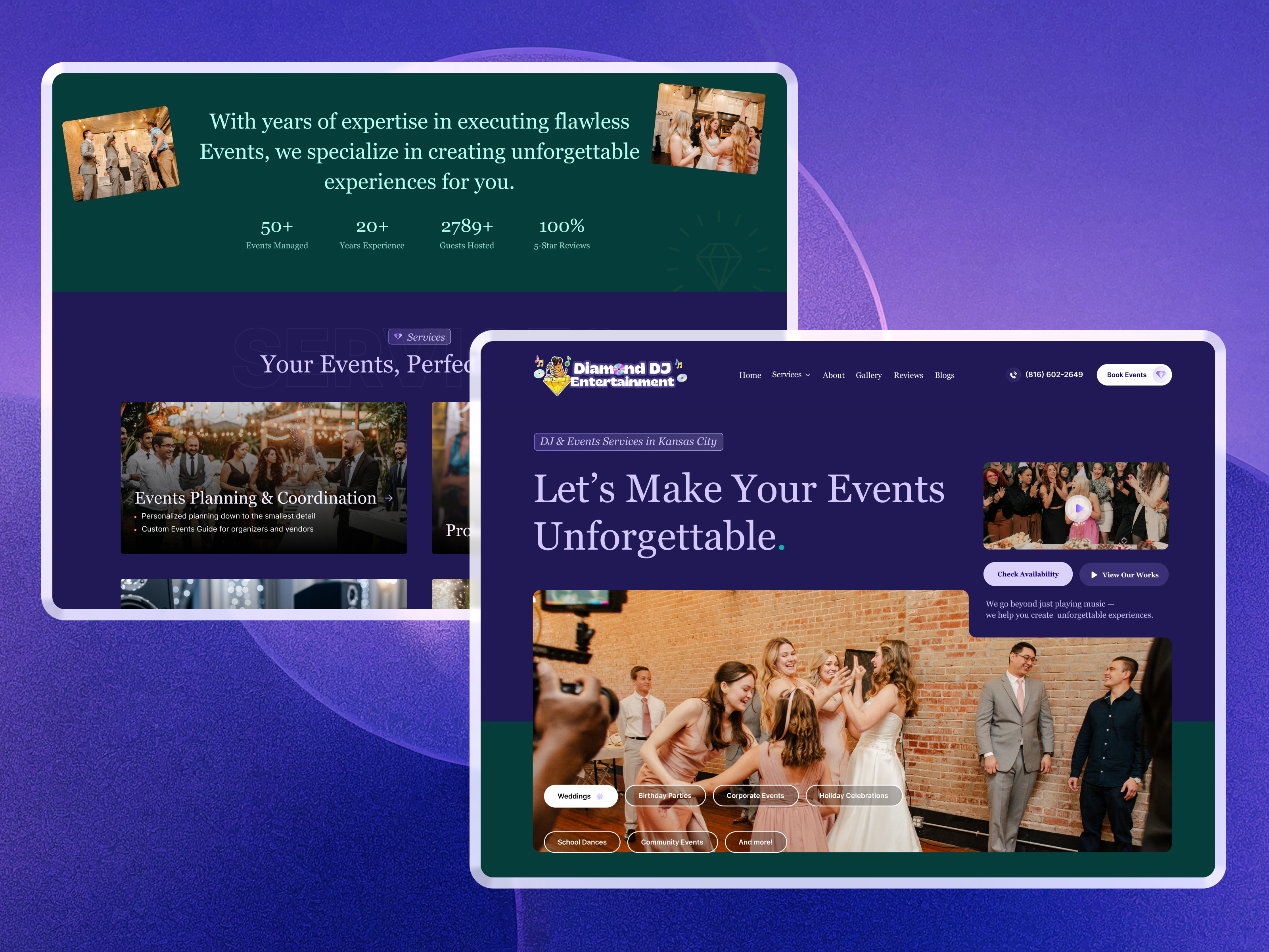 Example of Entertainment Websites 