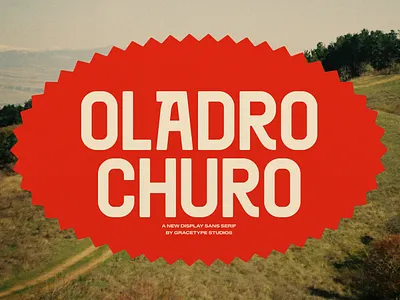 Oladro Churo | Display Sans Serif bold branding clean display family font fashion font combination headline logotype magazine minimalist modern modern font nostalgic retro rounded sans serif stylish title typography vintage sans serif