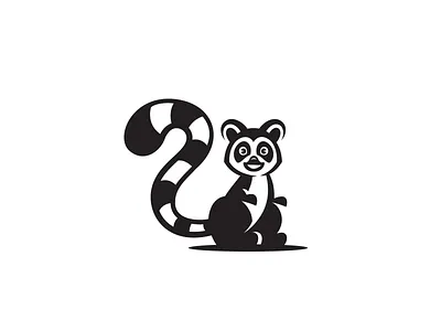 Happy Lemur alex seciu animal logo branding character design character logo exprimart happy lemur lemur lemur logo logo design smile logo