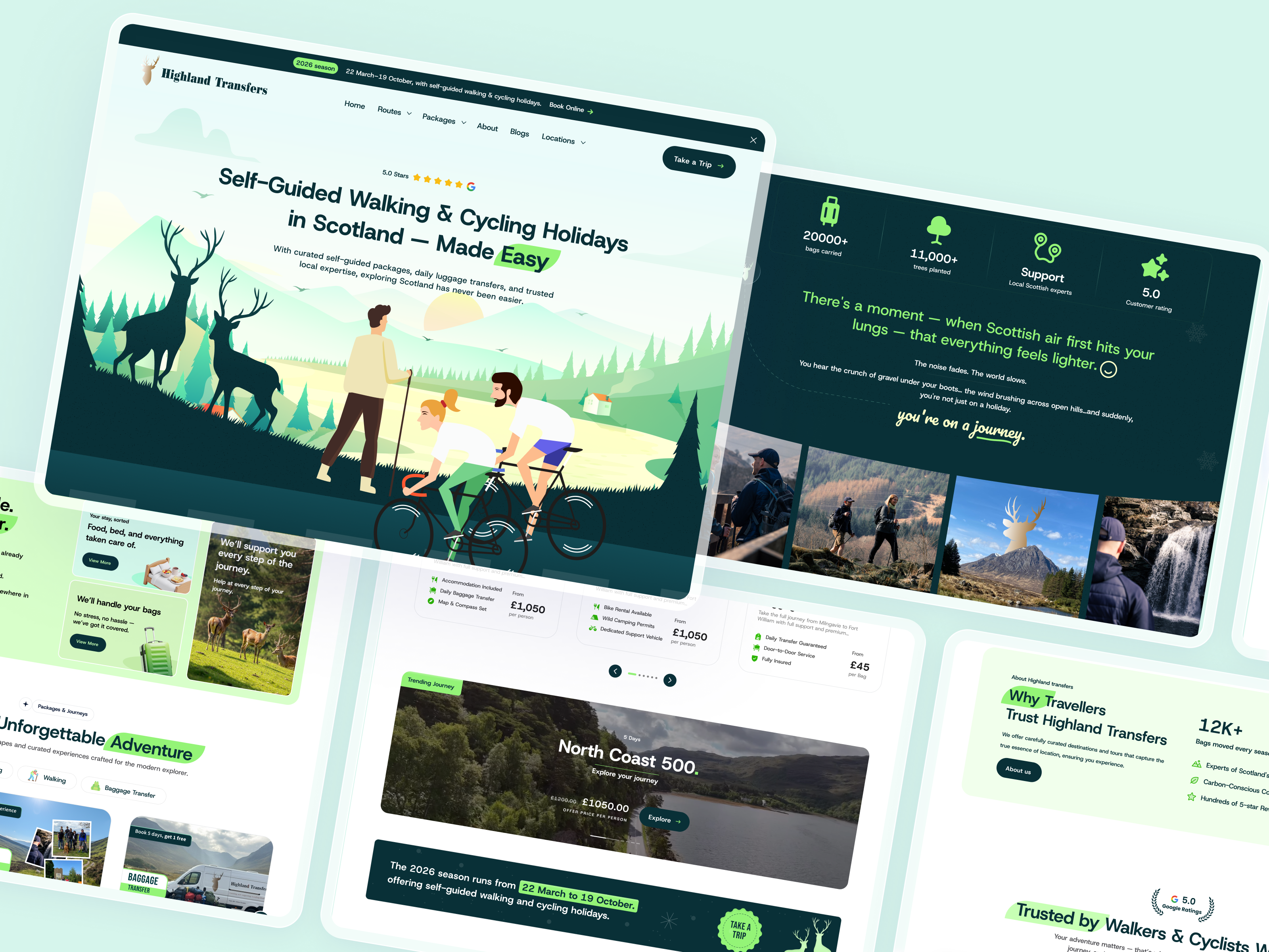 Example of UI/UX Website Design 