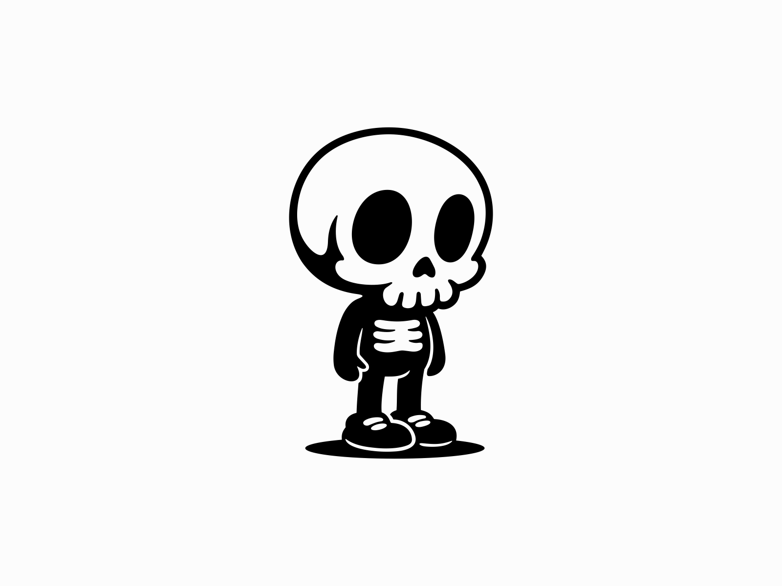 Cute Skeleton Logo