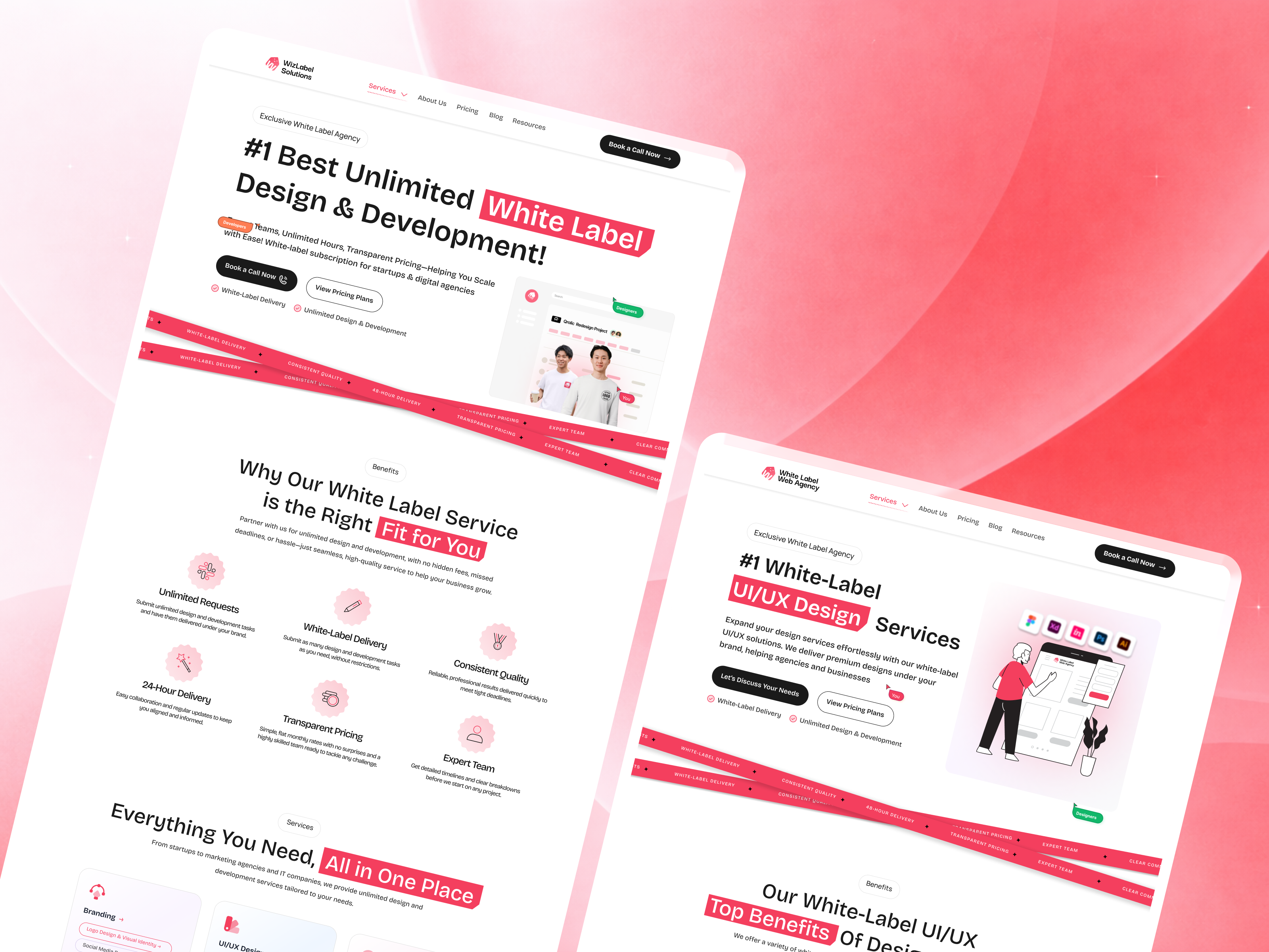 Example of White Label Website Design