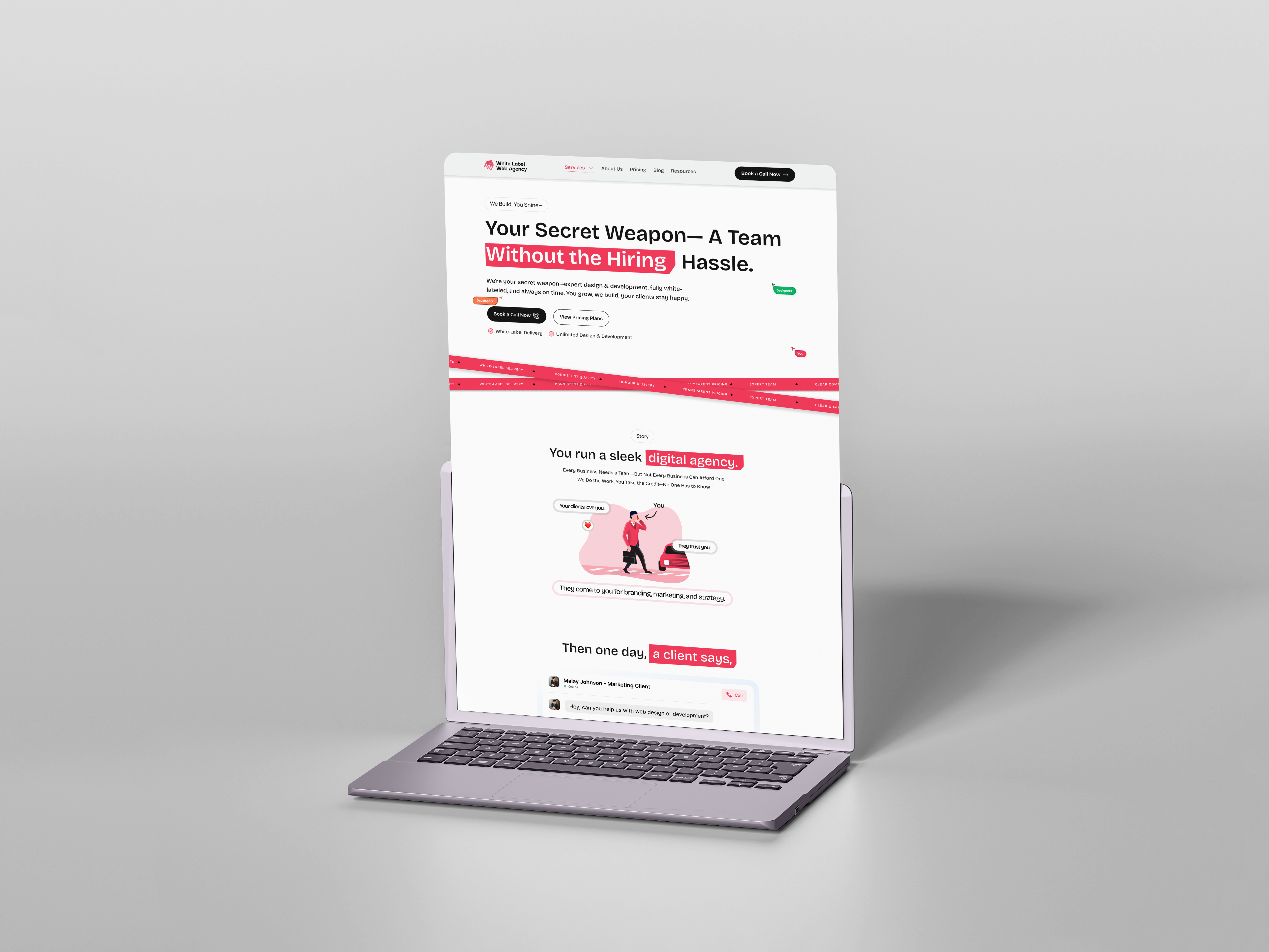 Example of White Label Website Design