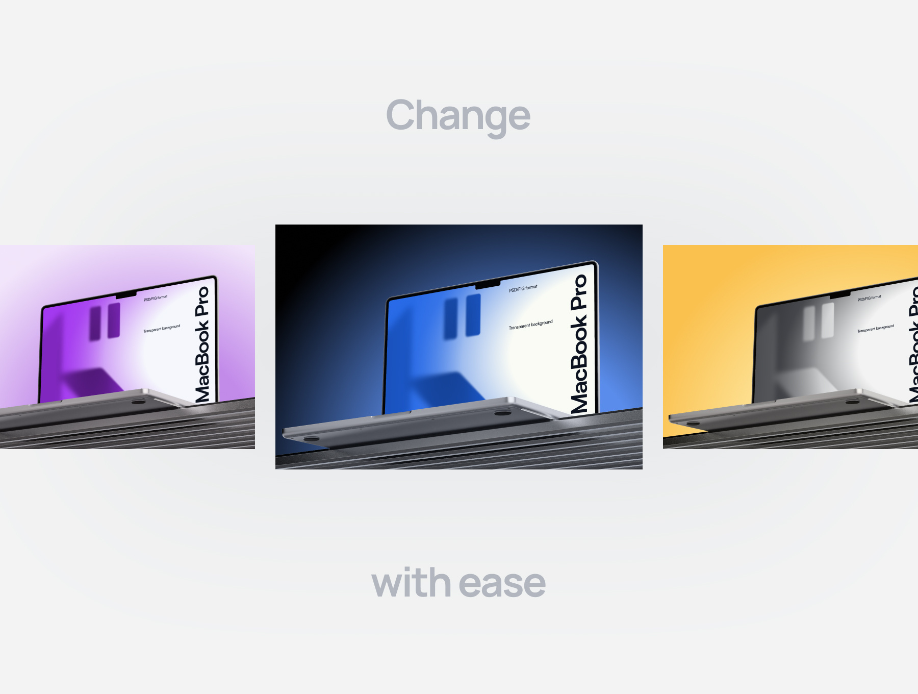 Example of 44 Device Mockups — Metal Pack (Psd&Fig)