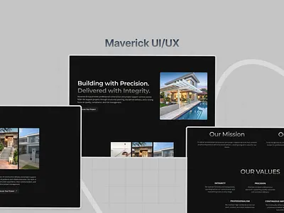 Maverick Group | Website & UI/UX Design design minimalism ui ux webdesign