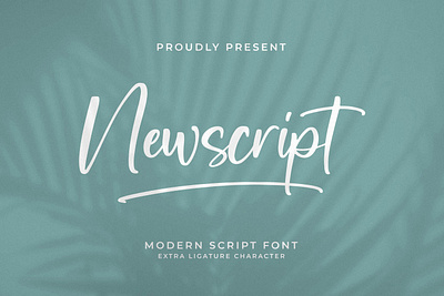 Newscript - Modern Script Font retro