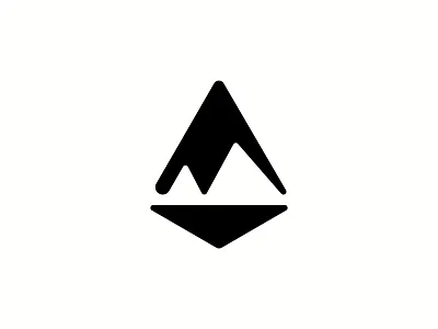 Prism Mountain Logo – Minimal Negative Space Logo // For Sale abstract logo adventure logo architecture branding corporate logo creative logo geometric logo logo minimal logo mountain logo nature logo negative space outdoor logo peak logo prism logo professional logo pyramid logo spectrum startup logo triangle logo