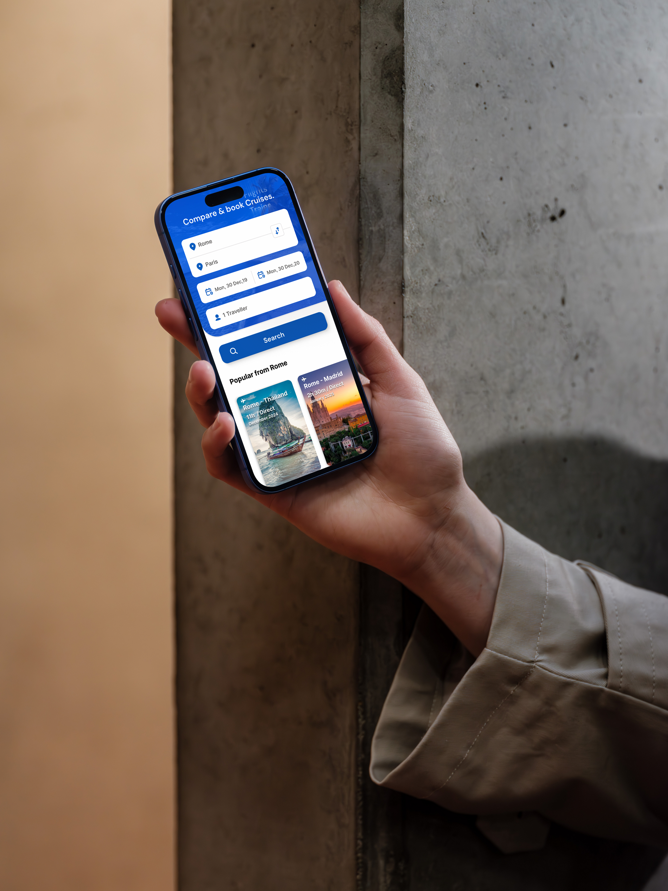 Example of VBT Mockup - App exploration