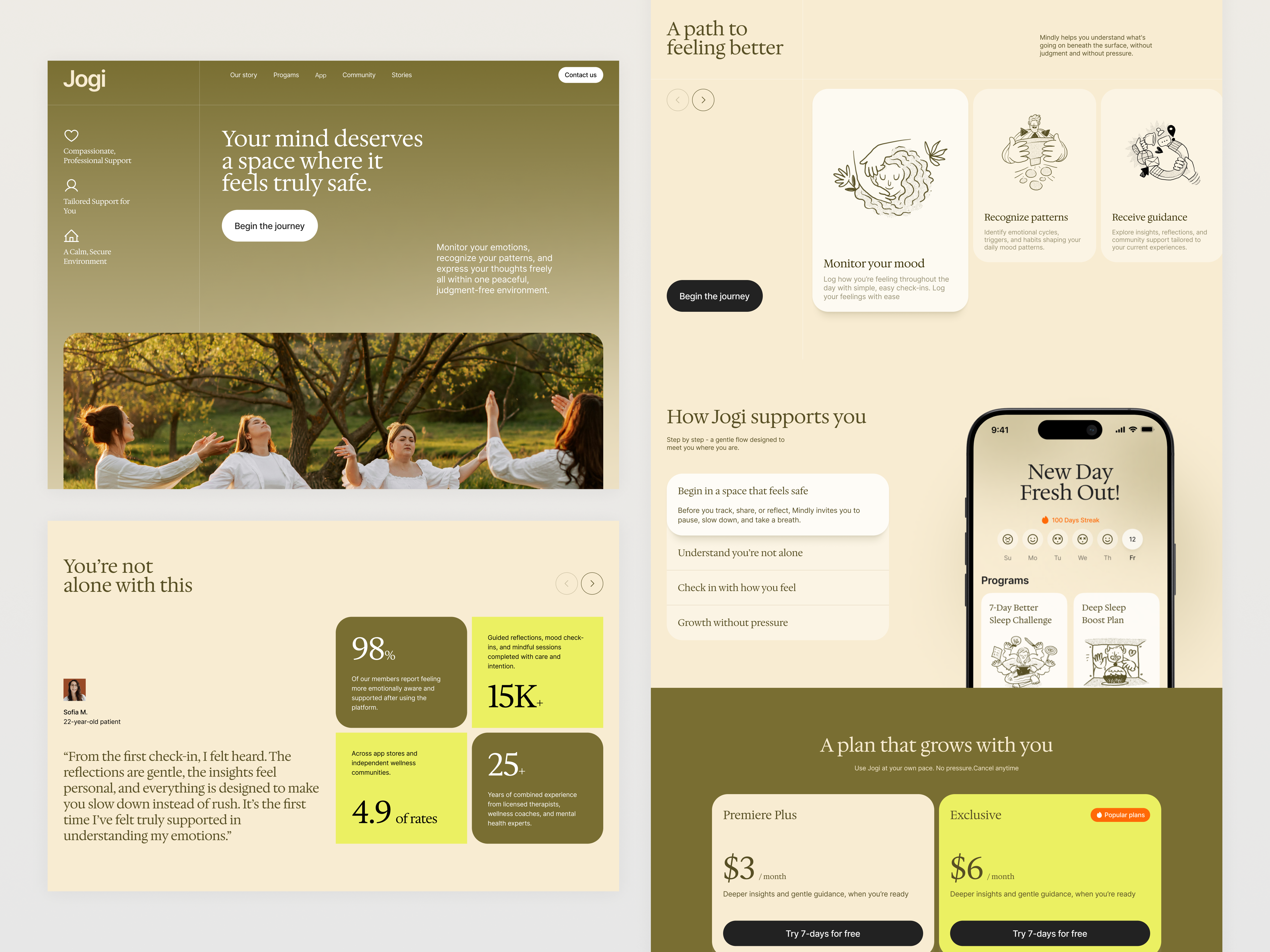 Wellness Website UI/UX