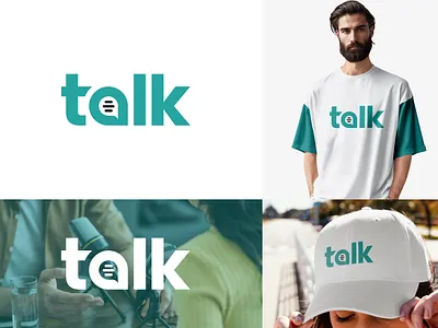 Talk Logo Design branding brandingdesign businesslogo creative design graphic design logo logo icon logos modern talk logo