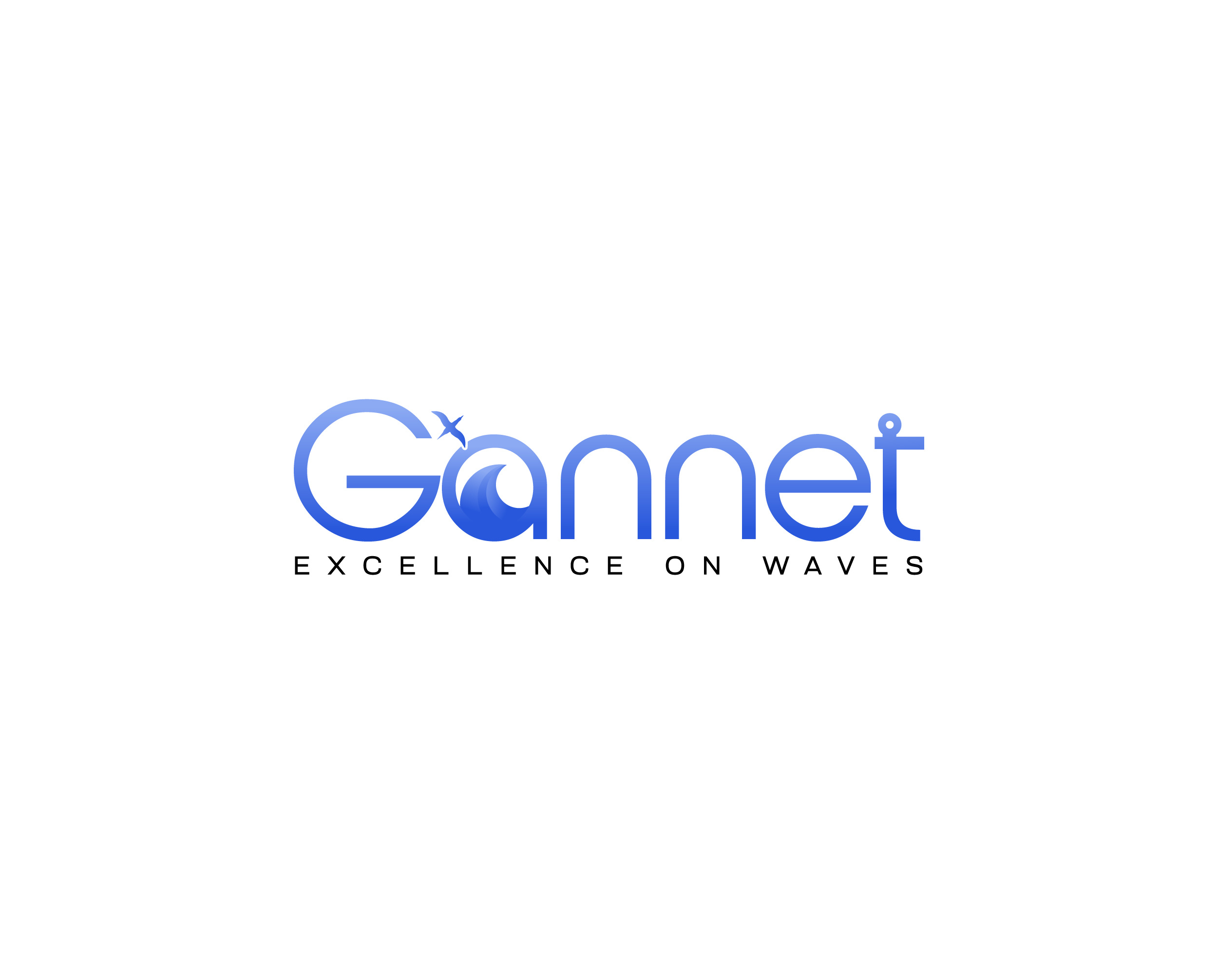 Gannet – Excellence on Waves | Shipping Company Logo Design branding clean design corporate identity design dribbbledesign graphic design icon design illustration logo logo design marine minimalist logo modern logo moderndesign nautical printdesign professional logo shipping logo typography