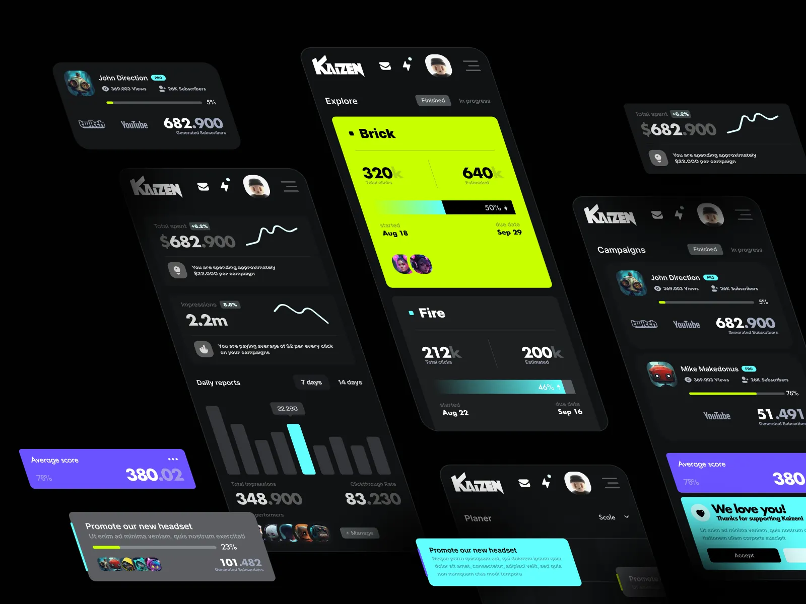 Gaming SaaS Dashboard crm dashboard crypto dashboard esports app esports website fanbase app fanbase platform fandom platform game marketplace game platform gaming app gaming dashboard gaming platform gaming website influencer marketing platform p2p marketplace prop betting saas dashboard saas website web3 gaming