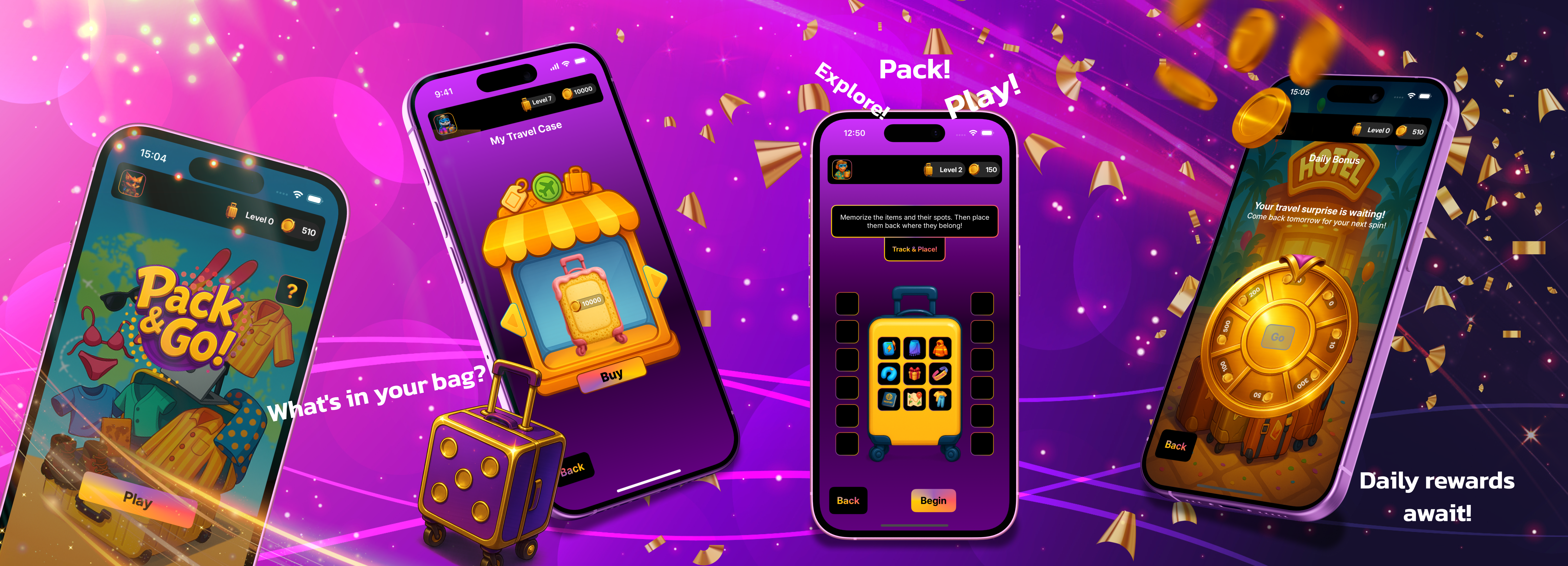 Pack & Go — Smart Travel Packing Game