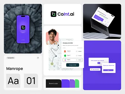 Coint.ai 3d animation branding design graphic design illustration logo minimalistic motion graphics typography ui ux vector