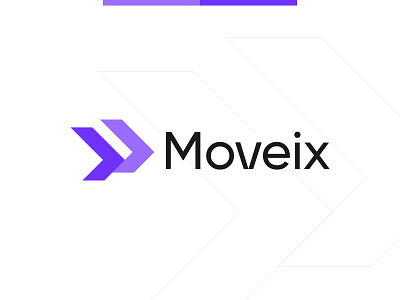 Moveix arrow arrow logo brand identity branding clean design forward logo logo design logo mark modern logo move move logo print simple logo vector