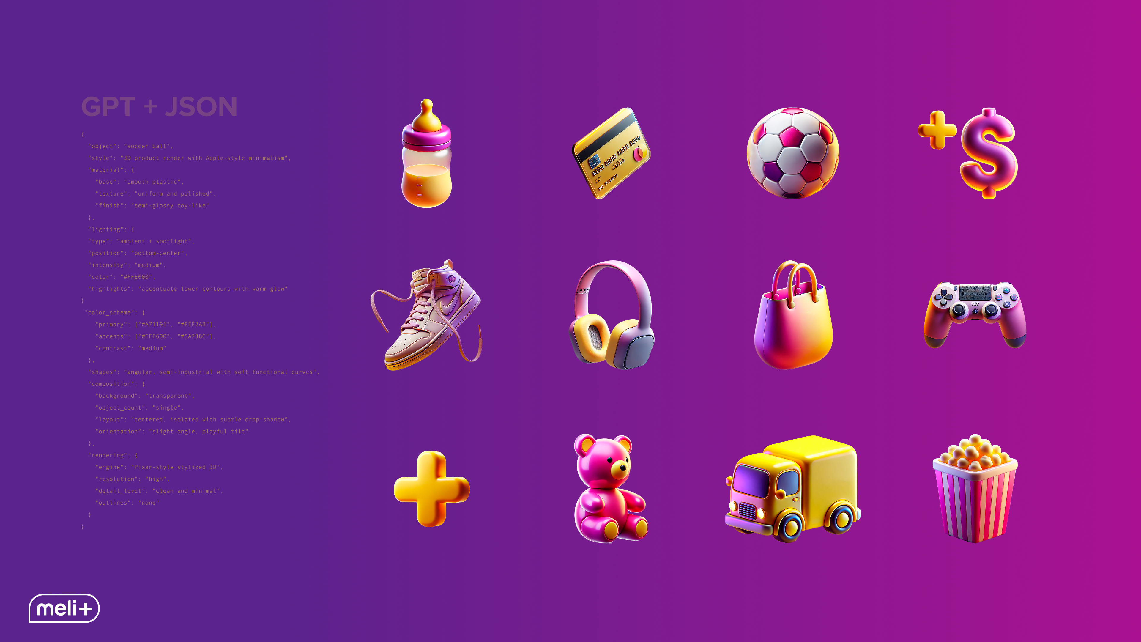 Meli+ Challenge | IA Icons ai app branding gpt icon iconography mobile promo ui