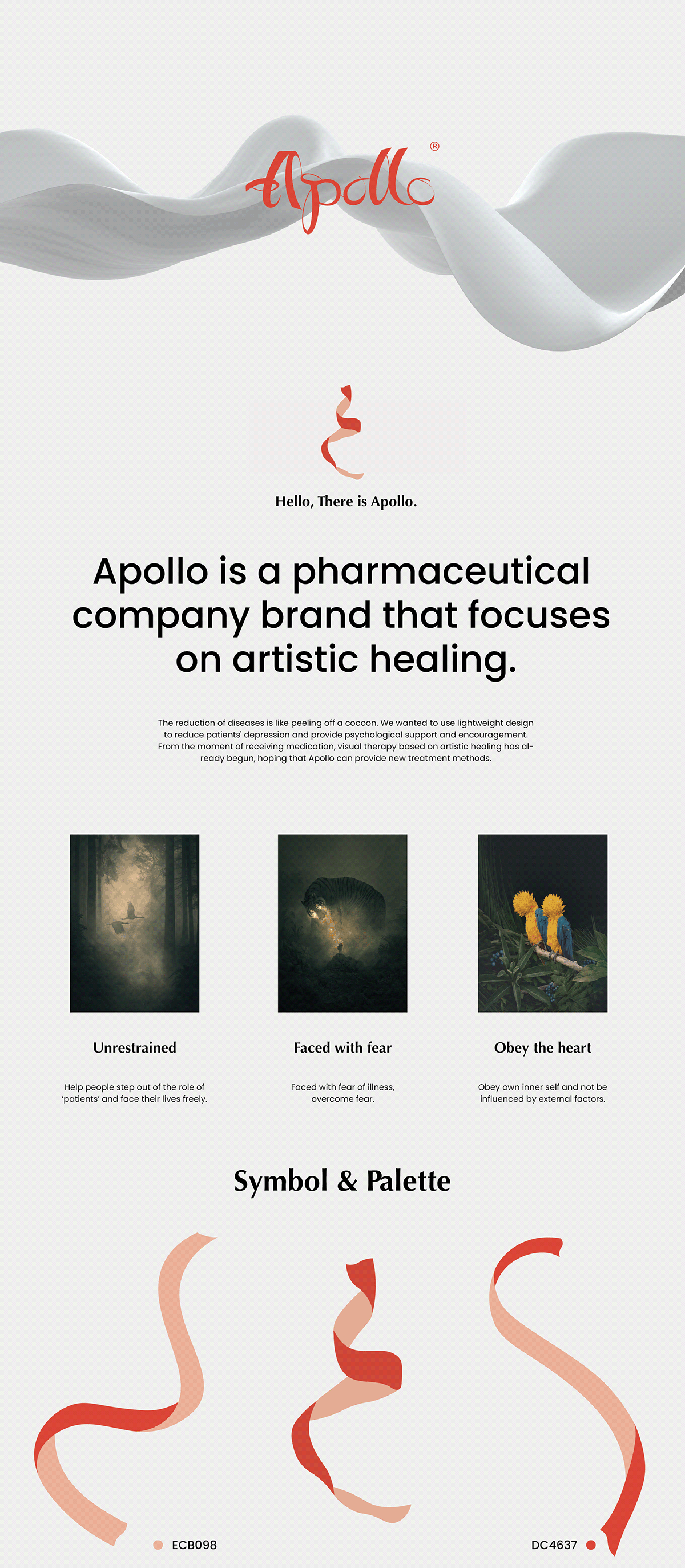 「Apollo」Medicine Branding Design animation branding graphic design