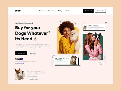 Buy Products for your Dogs. productdesign ui uiux userinterface