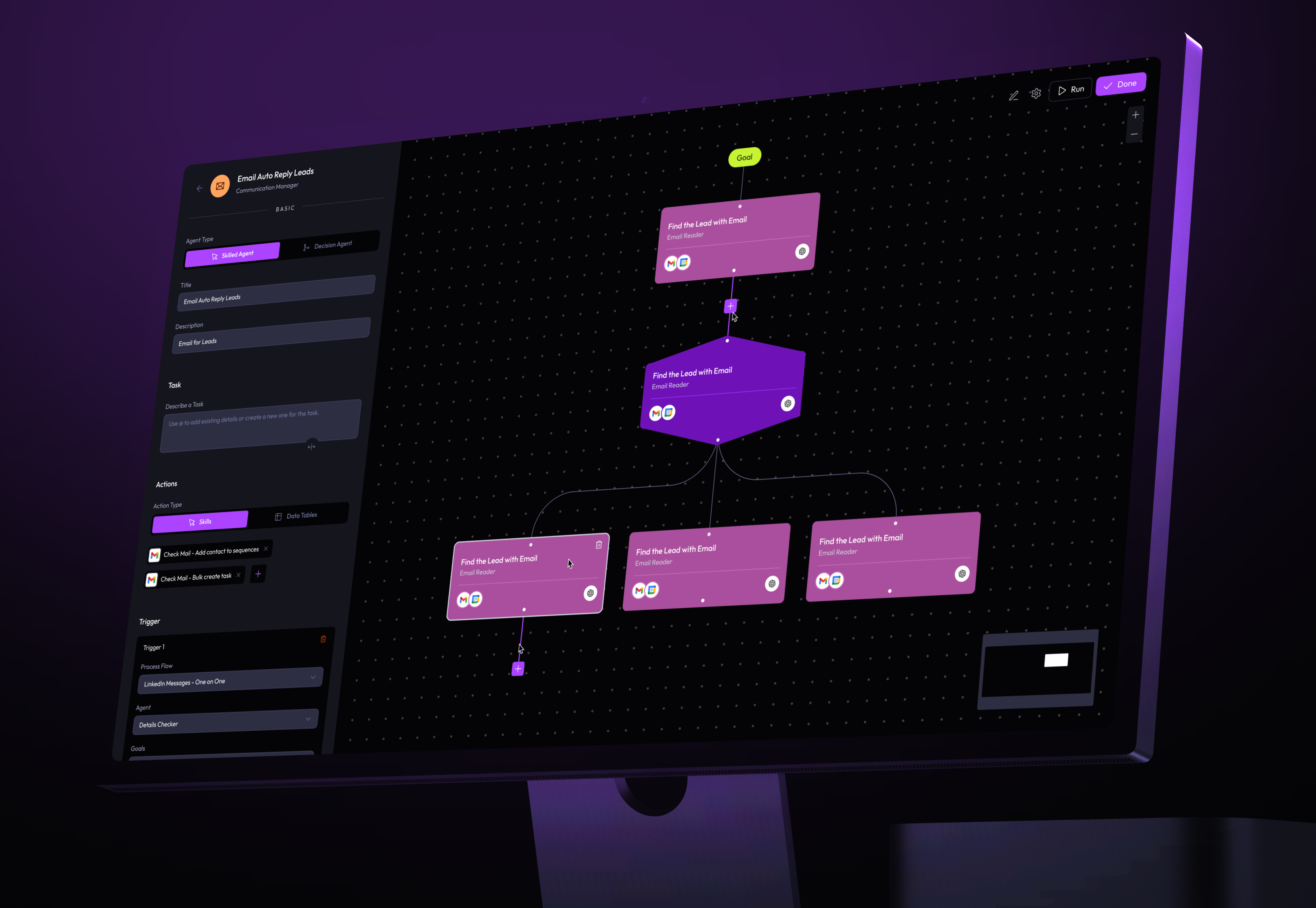 Wexa | Visual Logic Mapping & AI Workflow Builder ai atomicdesign dashboard dataviz productdesign saas visuallogic workflowautomation