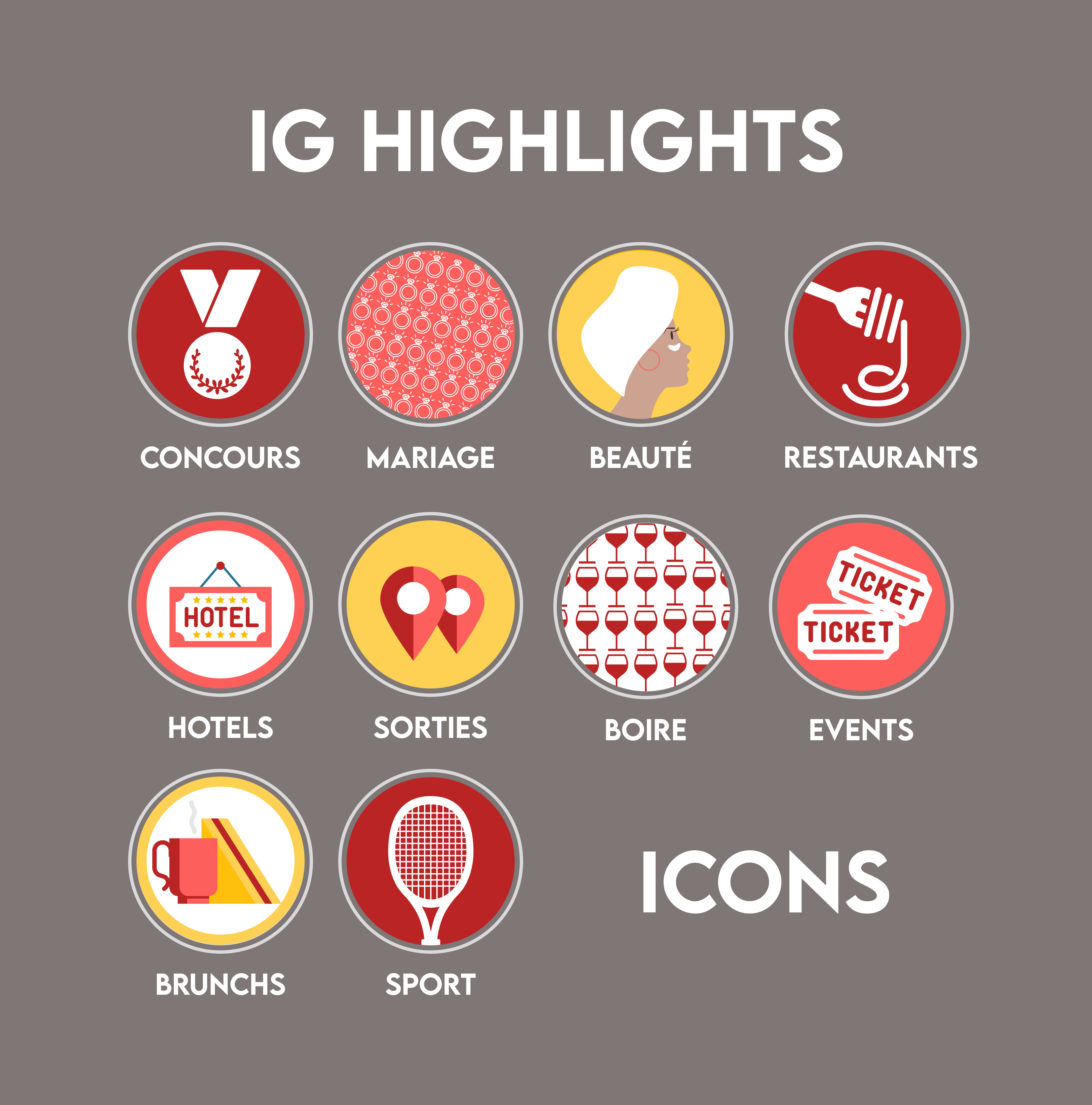 Aesthetic Instagram Story Highlights branding design graphic design icons instagram logo media social