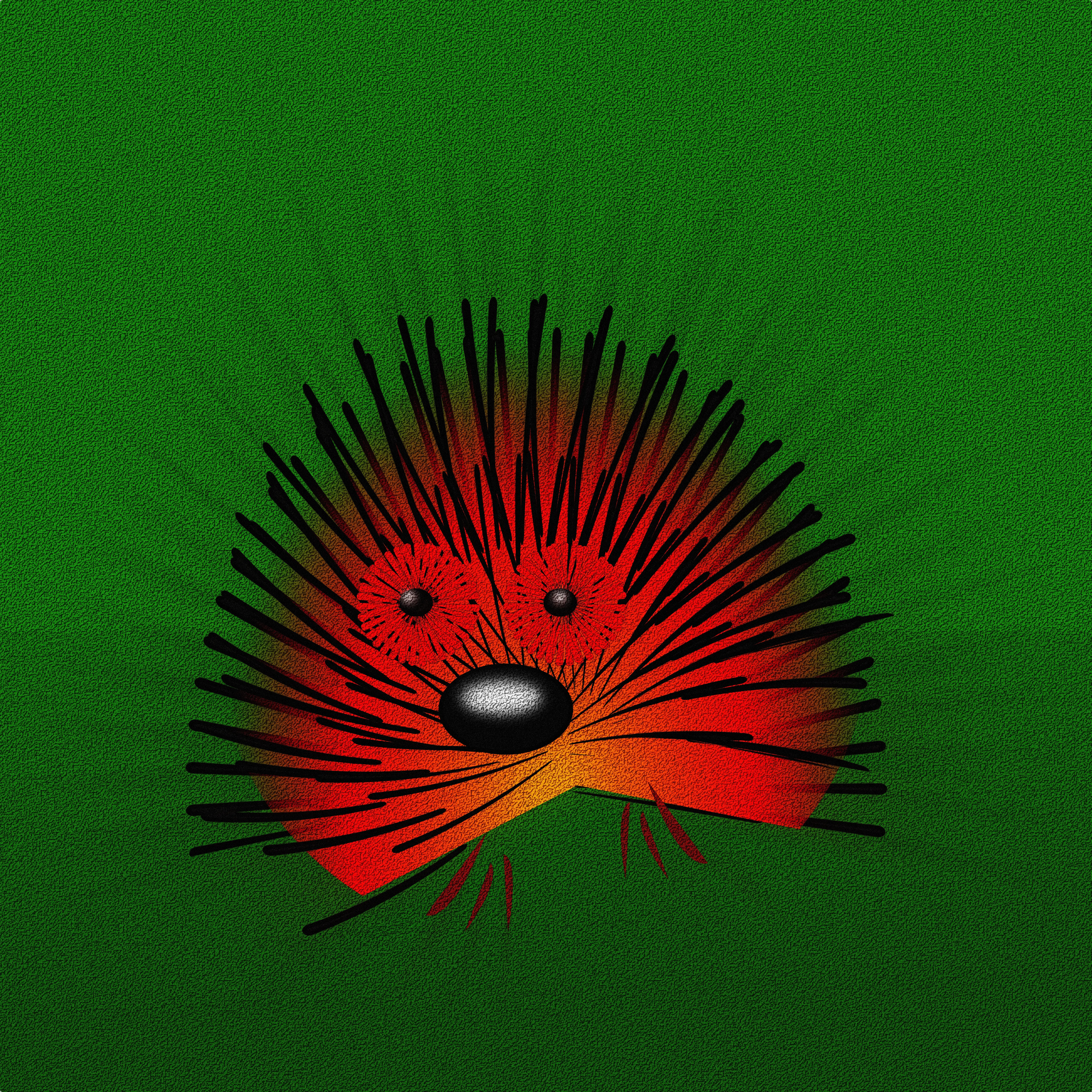 its hedge, on the hog... 10 minute banger banger doodle hedgehog illustration noise shunte88 vector