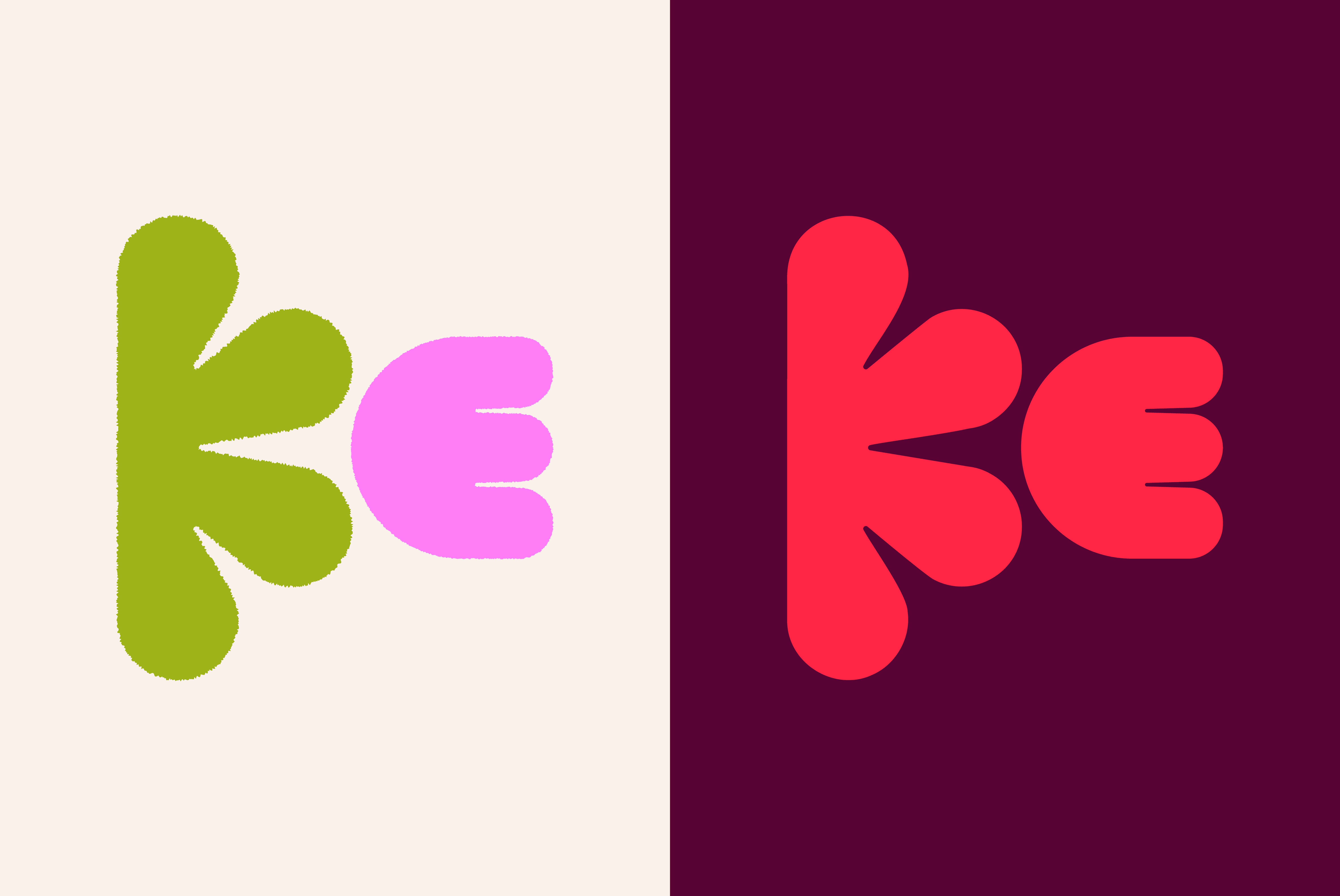 KE lettermark ✿ New logo
