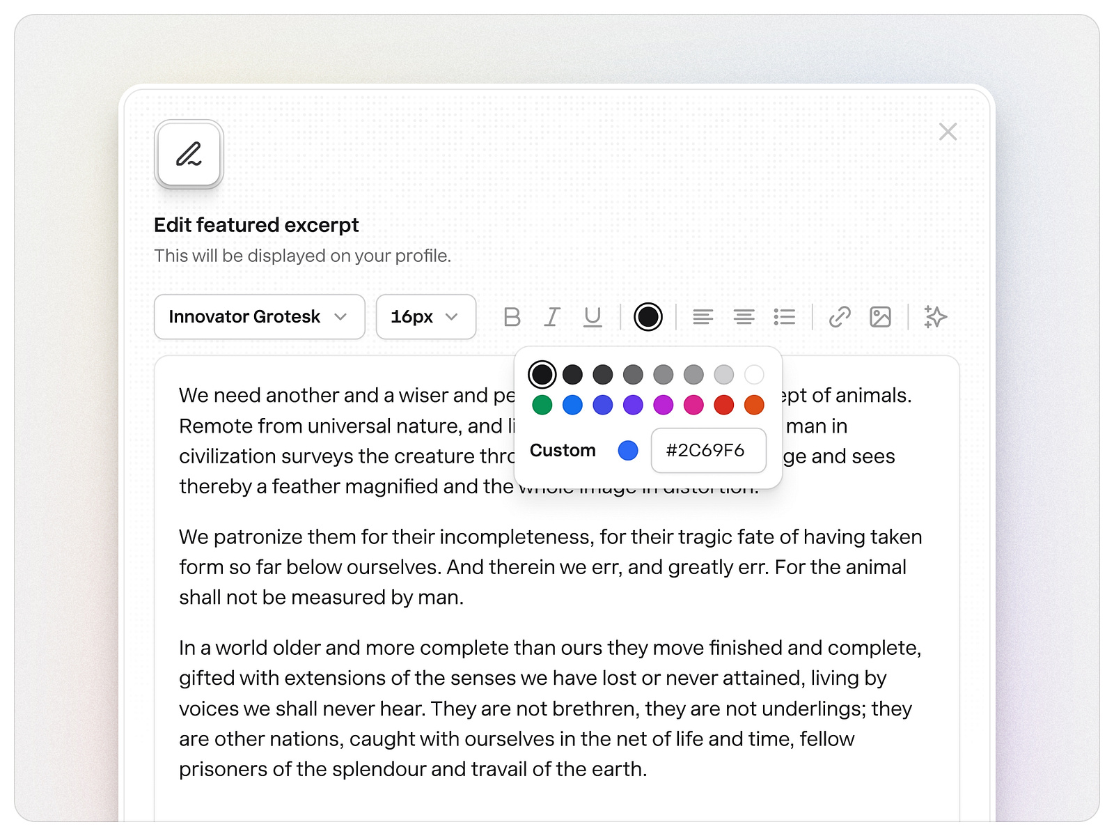 Rich text editor — Untitled UI by Jordan Hughes® on Dribbble