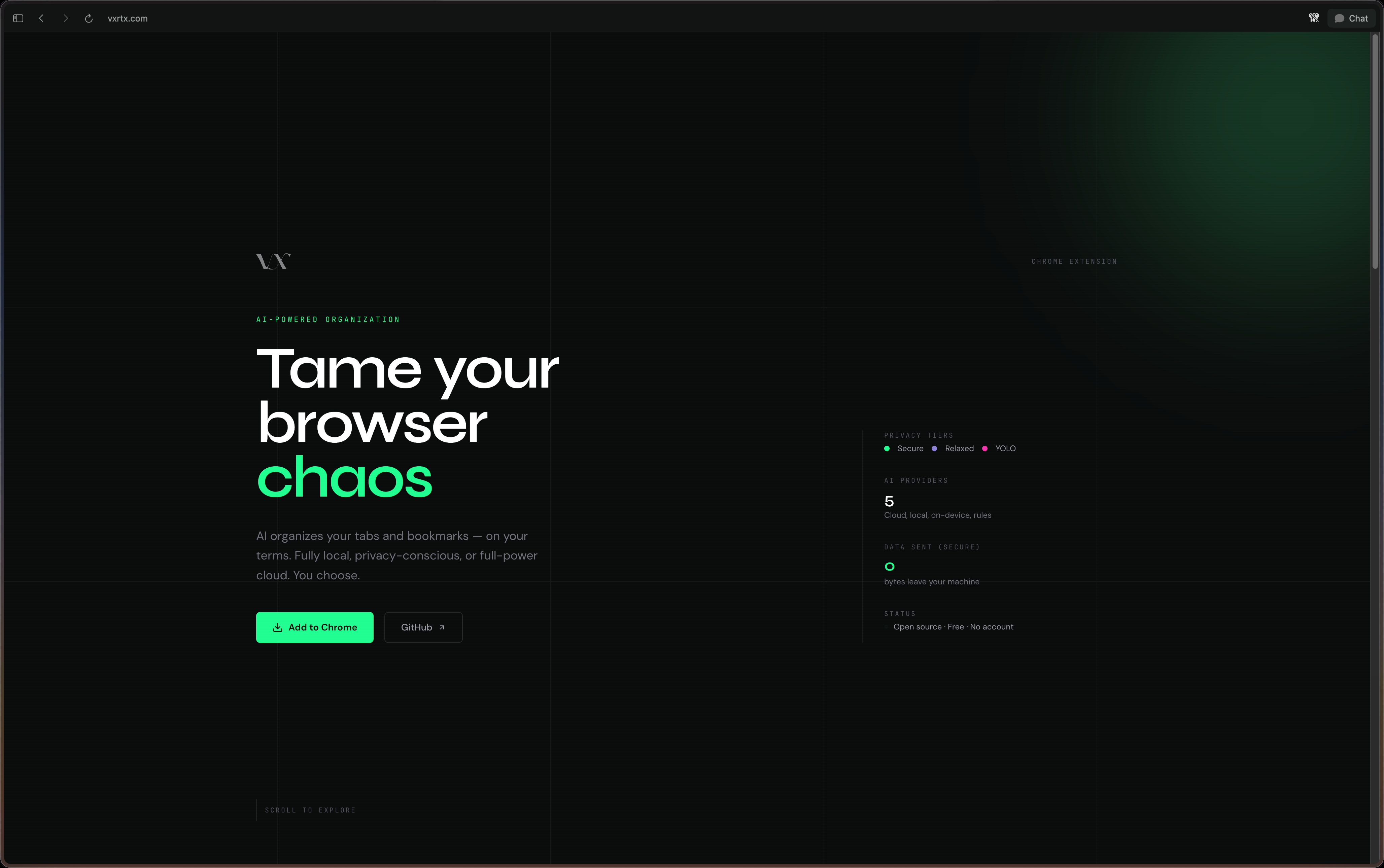 vxrtx - chrome extension