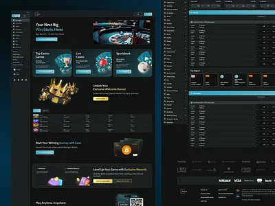 Casino Website | Betting Website | Gambling | iGaming app betting branding casino design figma graphic design illustration logo mobile app ui ux vector webiste