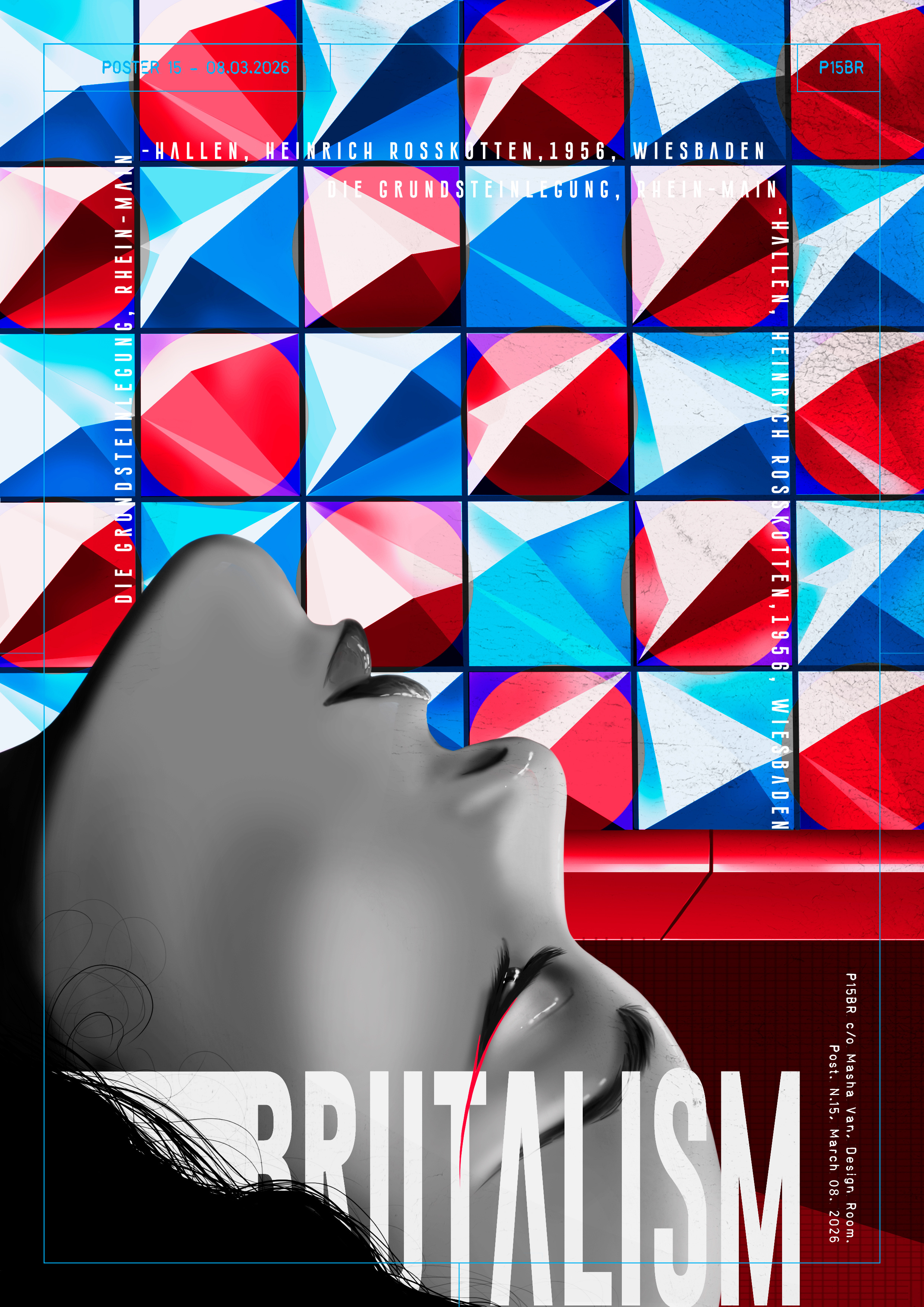 Poster 15. Brutalism art artwork design digital art digital illustration drawing graphic design idea illustration poster poster design typo typography