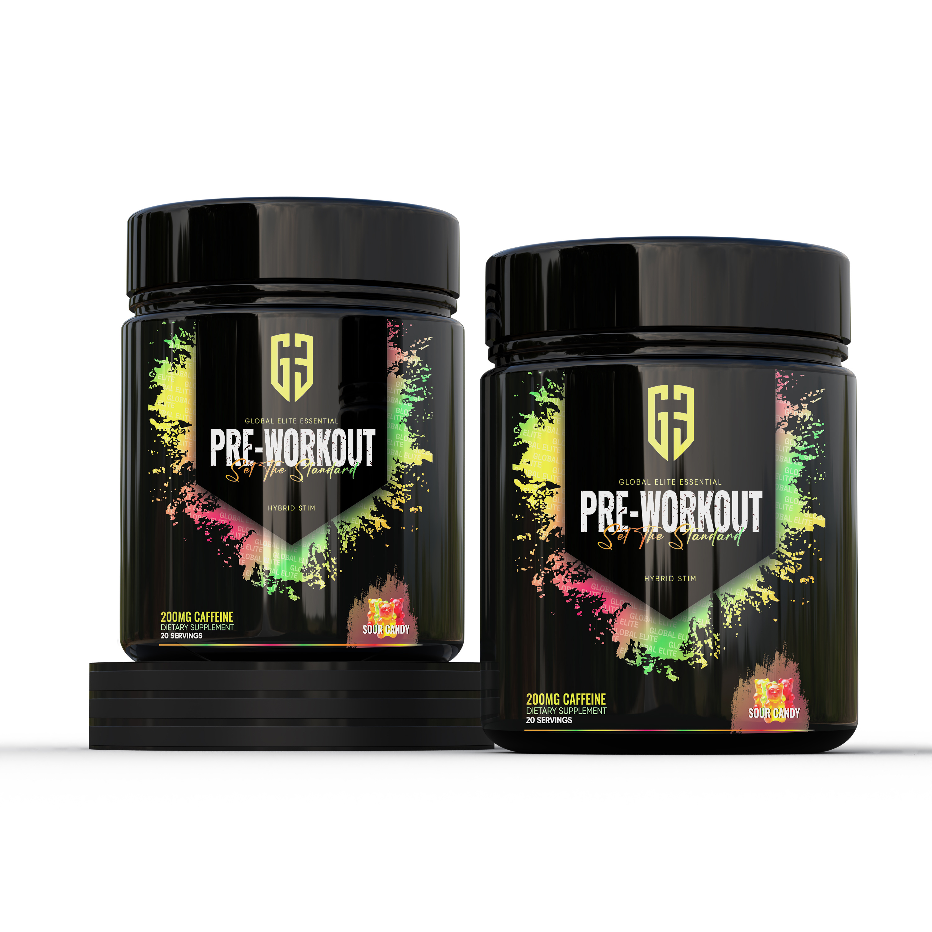 Supplement Packaging Design | Fitness Label Design bold packaging branding design fitness packaging gym branding pouch label pre workout product label sports nutrition supplement design supplement packaging