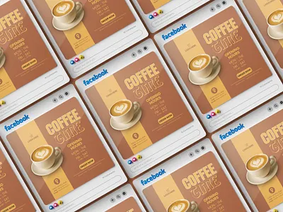 Modern Coffee Shop Advertisement. advertising design branding design cafe banner cafe design coffee poster coffee shop coffee time digital marketing food advertisement graphic design menu promotion minimal design modern design restaurant promotion social media post