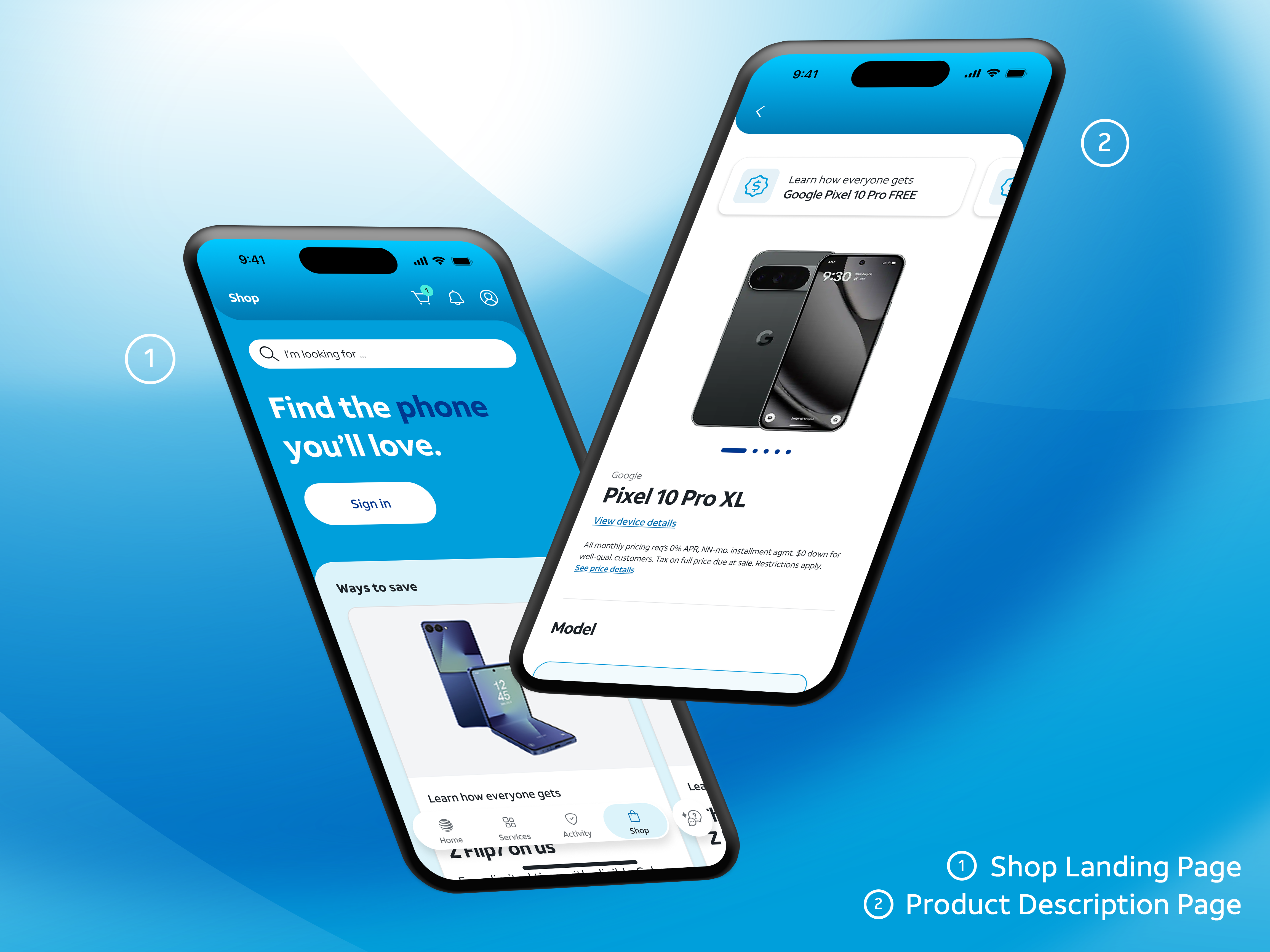 AT&T Mobile App Redesign