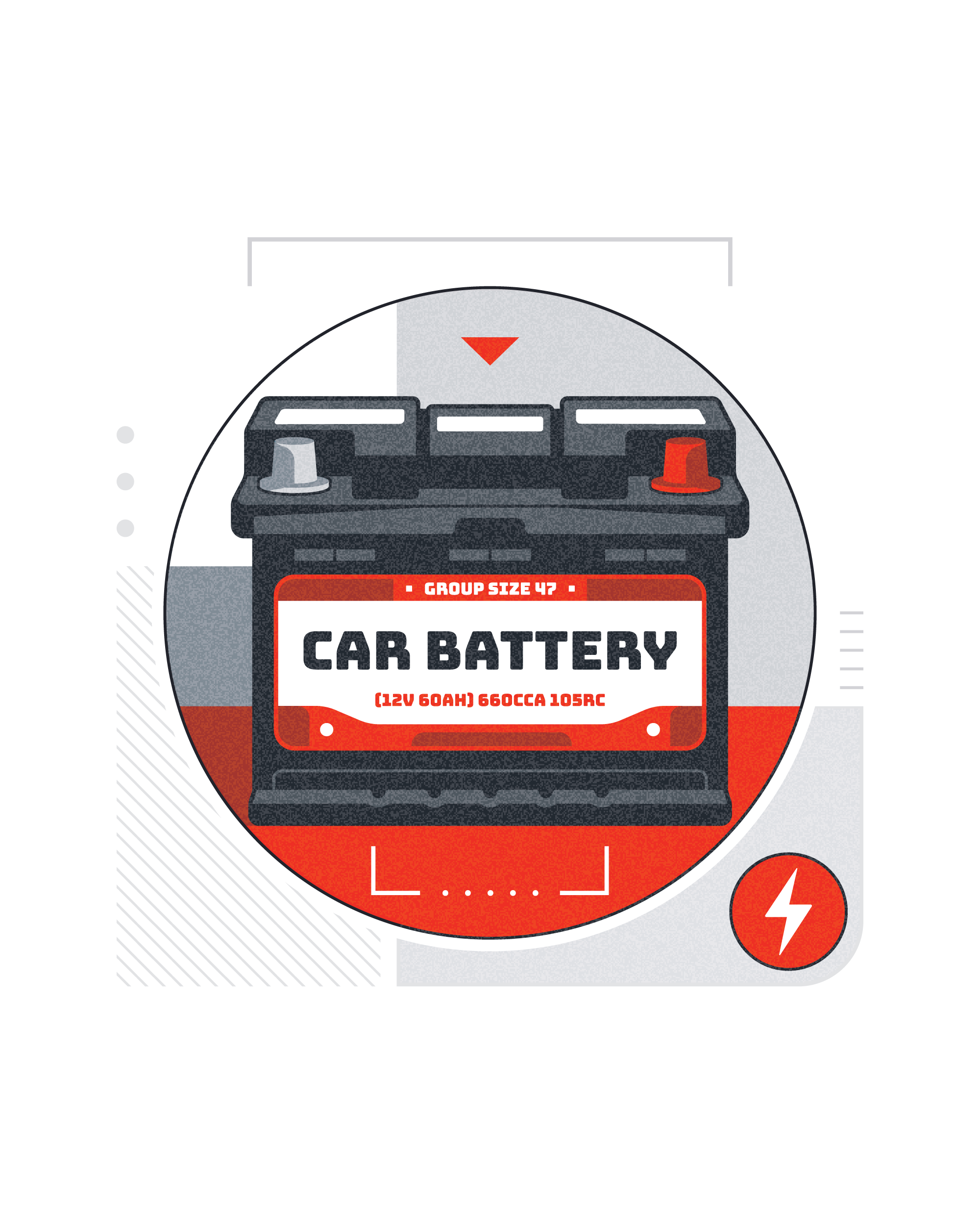 Roll into Spring (AMA Insider) auto battery car illustration